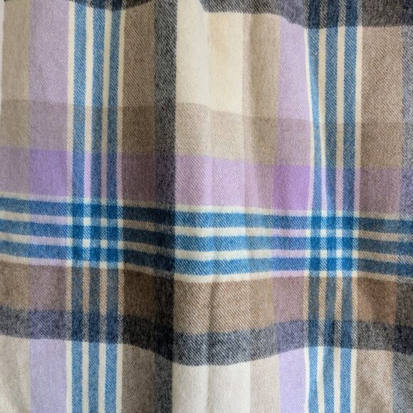 UNISEX J.Crew x MOON England Pure Merino Wool Plaid Scarf ✨ - Picture 5 of 8